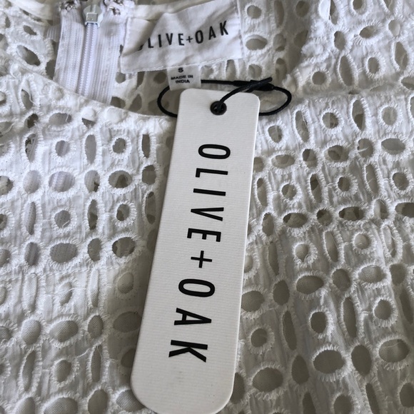 WHITE EYELET DRESS - Picture 8 of 8